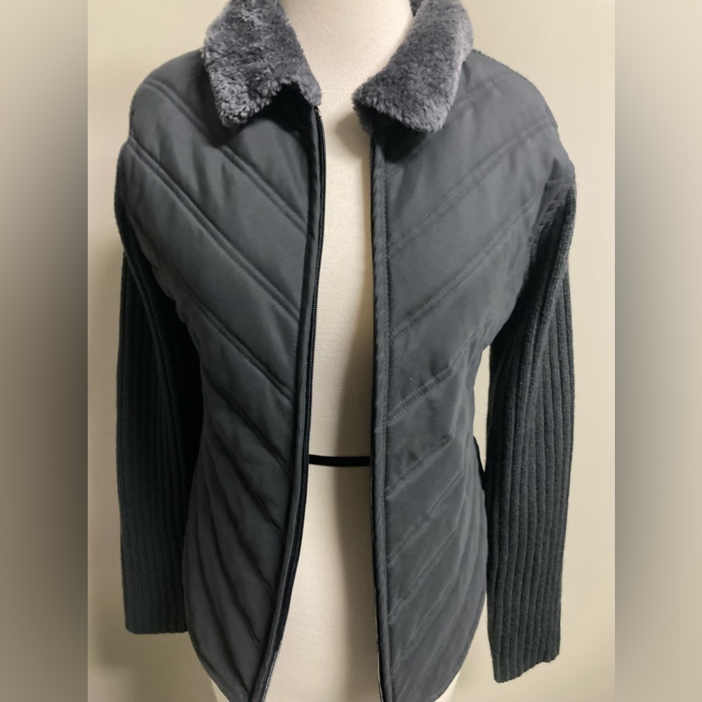 Creazioni‎ Effeci Women Sweater/Jacket Size L black long sleeve